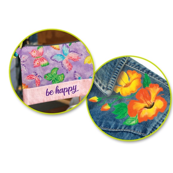 Permanent Fabric Paint Marker (White) - Picture 4 of 5